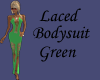 Laced Bodysuit Green