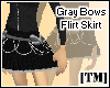 Gray Bows FlirtSkirt[TM]