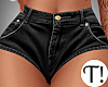 T! Mini Black Shorts