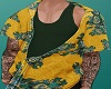 Open Shirt + Tats Yellow