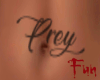 FUN Prey belly tattoo