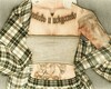 H! Plaid Shirt + Top