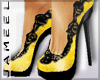 J Glam Heels Yellow
