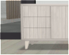 Beige Fluted Console