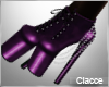 C purple boots