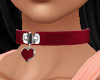 Heart Collar Red