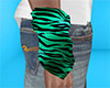 Green Tiger Stripe Arm Bandana (M)