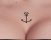 anchor chest tattoo