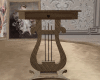 I. Lyre Table Off White