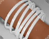 S~Kerry~White Braclets~