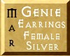 ~Mar GenieEarrings F Sil