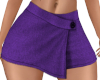 Purple RL Mini Skirt