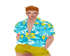 Blue Tropical Shirt