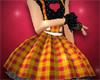 Plaid Heart Dress