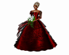 red brides maid dress