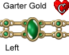 N* GreenGold Garter -L