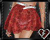 S Red Lace Skirt