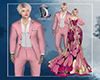 L: Plain Pink Suit