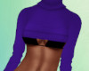 Purple Crop Turtleneck