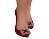 Red Jeweled heels