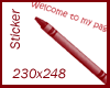 Red Crayon Welcome