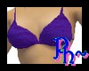 Liquid Purple Bikini Top