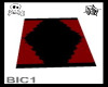 Black/Red Rug