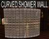 CURVED  GLASS SHOWERWALL