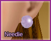 [n] Lilac Pearl Earrings