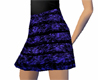 Black and Blue Skirt