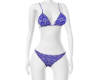 Blue Floral Bikini RL