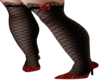 Ruby Meow Heels/stocking