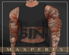 Sinner Tank Black