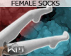+KM+ Wooly Socks White
