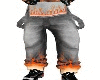 baggy flame jeans