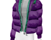 DEVIN PURP PUFFY JACKET