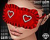 Mask Red Heart
