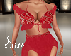 Lady in Red Beach Dress