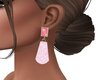 pink 2 tone Earrings