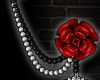 Red Rose Earrings