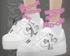 pink ankle chains