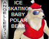 ICE SKATING POLAR BEAR