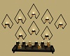Black 14k Gold Candles