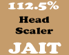 112.5% Head Scaler