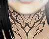 tribal tattoo neck
