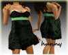 Green/Black Dress 6m