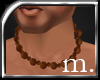 m.|Wooden Brujo necklace