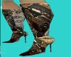 (216) snake skin boot