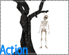 Action Skull On The Tree