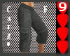 J9~Baggy Shorts Grey F
